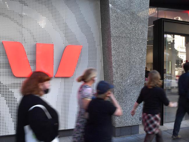 , BRISBANE, AUSTRALIA - NewsWire Photos September 23, 2021: WestPac bank in Brisbane., Australia's biggest bank has warned proactive steps must be taken now to avoid a New Zealand style government intervention to cool soaring house prices, Picture: NCA NewsWire / John Gass