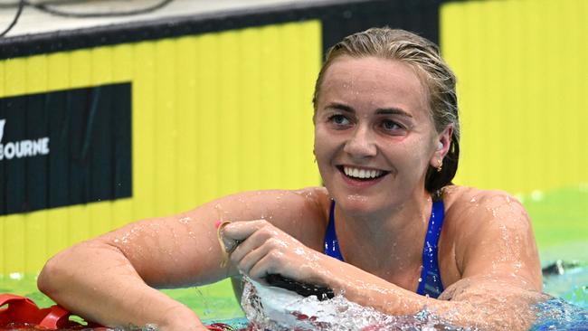 Ariarne Titmus has revealed she is considering retirement after the 2024 Paris Olympics. Picture: Getty Images.