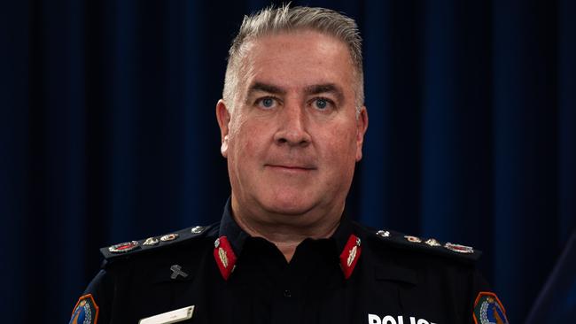 The NT Police Commissioner Michael Murphy is at the centre of a damning ‘jobs for mates’ scandal exposed by the independent Commissioner Against Corruption. Picture: Pema Tamang Pakhrin