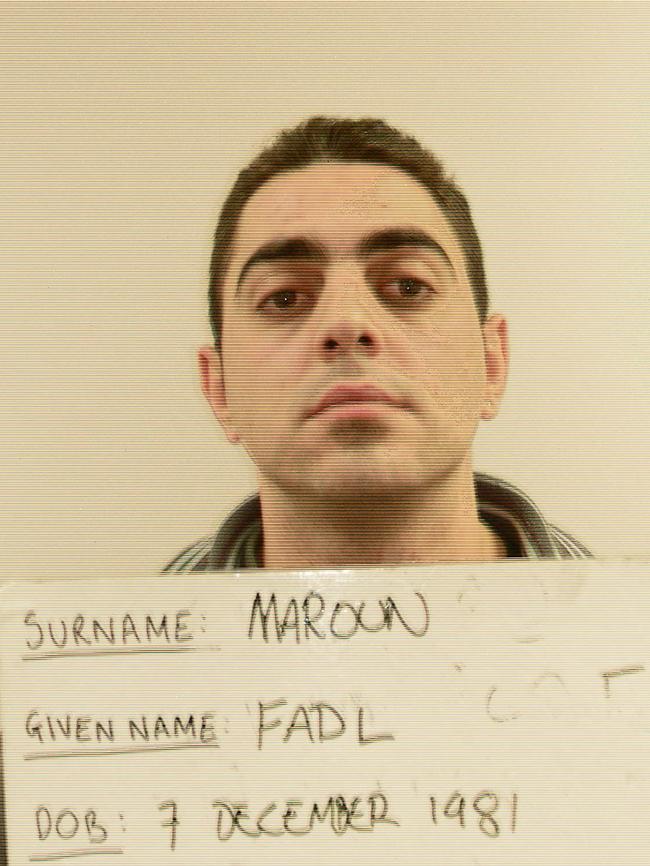 Fadl Maroun, after his arrest. Picture: Australian Federal Police.