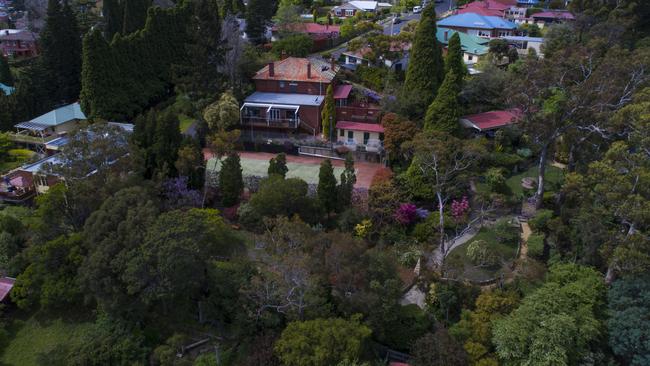 Bridget and Mark Newman's impressive garden in Mount Stuart. Picture: LUKE BOWDEN