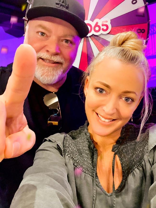 Kyle Sandilands and his on- air partner Jackie O. Source: Instagram