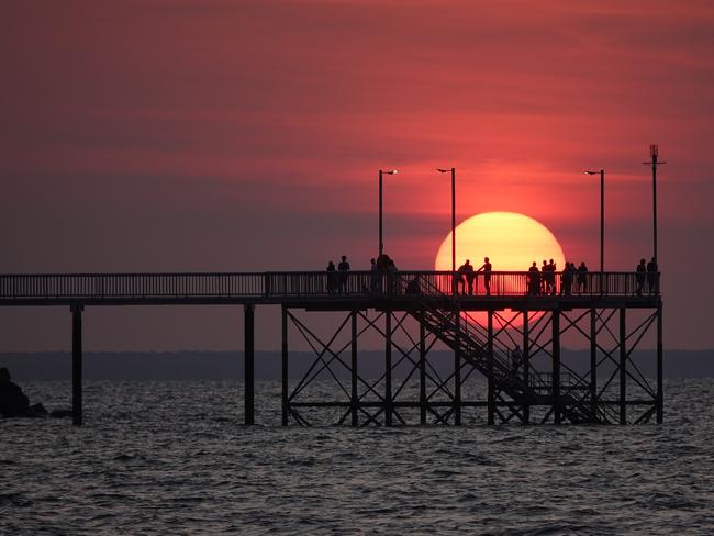 Sunset at Nightcliff jetty by Robert McFarlane