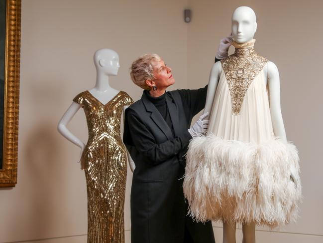 McQueen designs on show at the NGV. Picture: Tim Carrafa