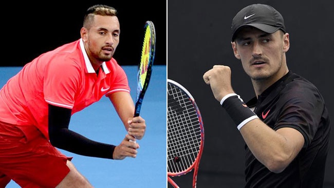 Nick Kyrgios Bernard Tomic Kooyong Classic