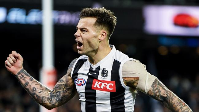 Jamie Elliott’s heroics may have handed the Pies the minor premiership. (Photo by Mark Brake/Getty Images)