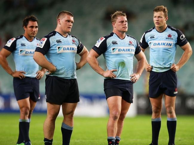 Dejected Tahs after last week’s loss.