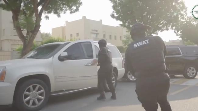 Dubai Police’s Tactical Unit arrested one of the suspects on June 11. Picture: Instagram