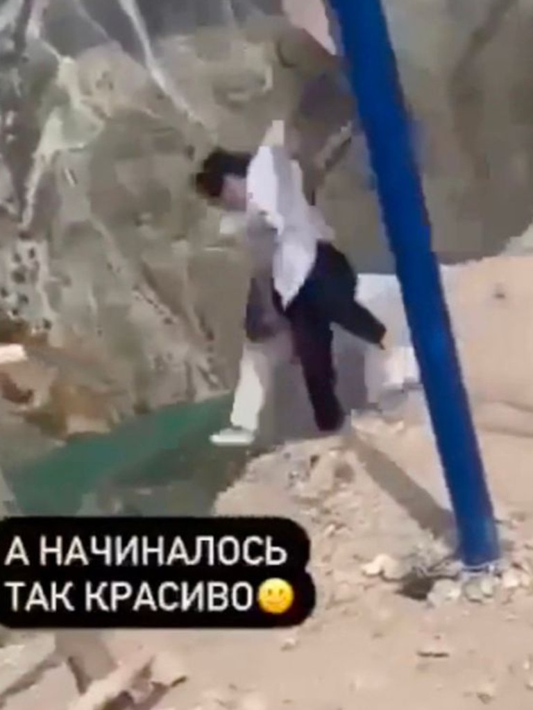 Women Fall Off Swing On The Edge Of A 6,300-Foot Cliff In Chilling Video