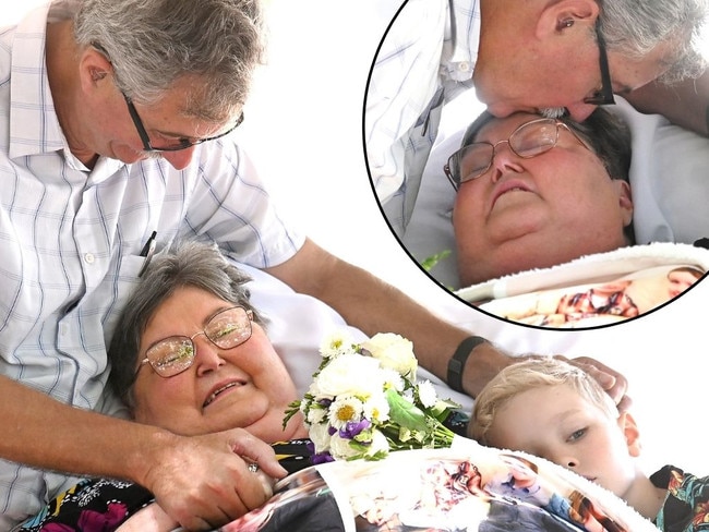 Dying woman granted heart-wrenching vow renewal wish