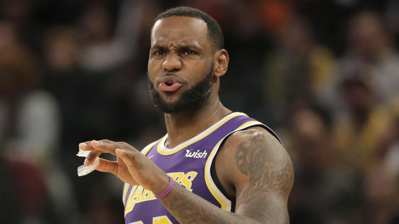 Lebron James Roasted Over Horror Choke La Lakers Vs Knicks Nba News Com Au Australia