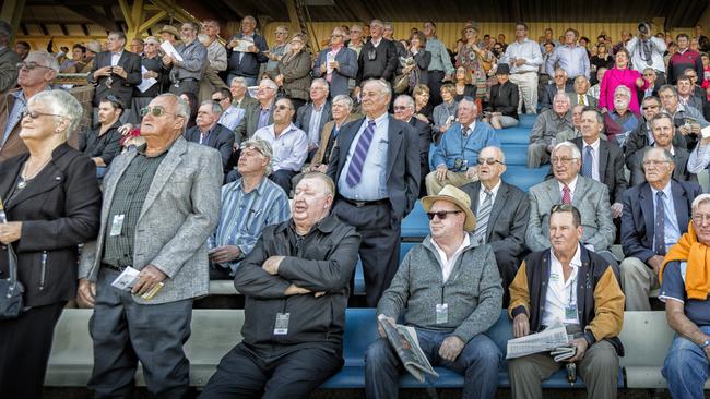 The crowd on Ramornie day are all eyes on the action. Photo Adam Hourigan / The Daily Examiner