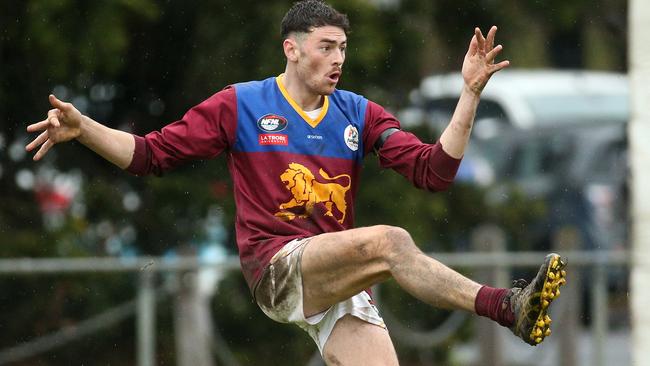 Reece Jones in action for South Morang. Picture: Hamish Blair