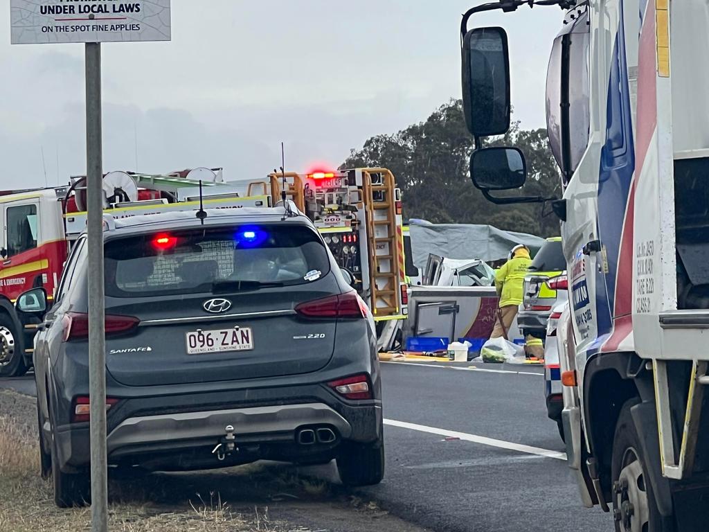 Serious two vehicle crash in Kensington.