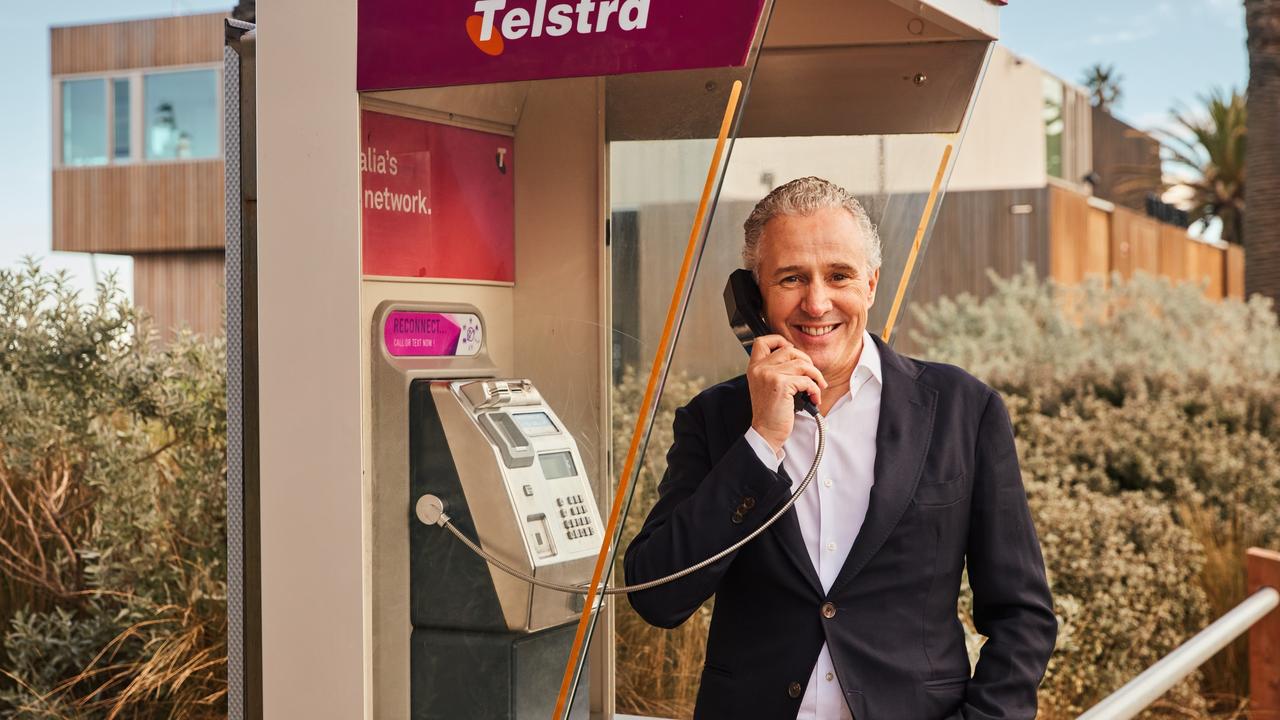 Telstra chief executive Andy Penn has made local and national phone calls free from the company’s network of pay phones.