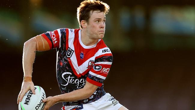 Roosters' Luke Keary during the NRL Indigenous Round match between the Sydney Roosters and Gold Coast Titans at the SCG. Picture. Phil Hillyard