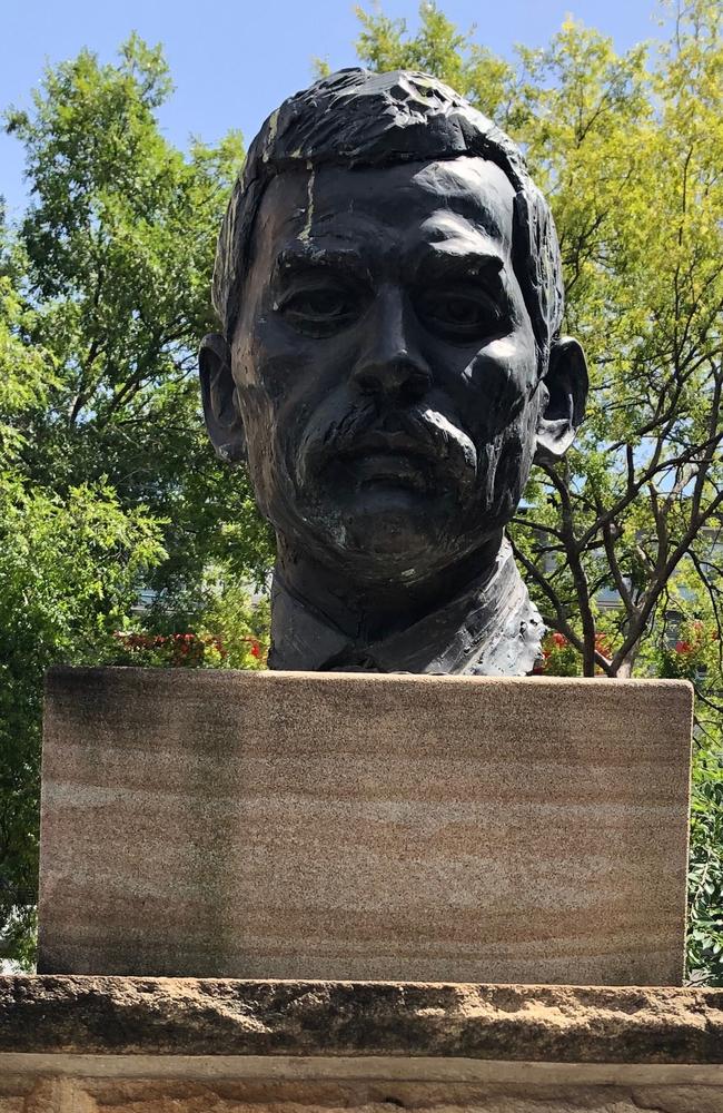 A bust of Quong Tart in Ashfield.