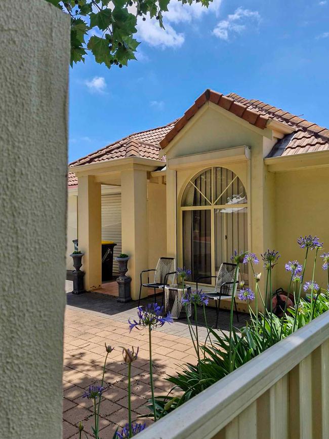 The house at Glenelg North where the bodies of two men were found. Picture: Ben Clark