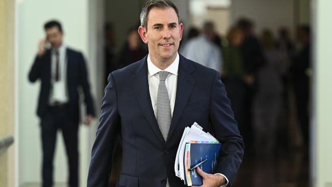 Treasurer Jim Chalmers on Tuesday. Picture: Getty Images