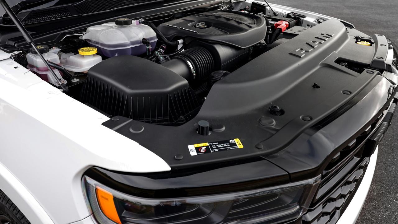 A new six-cylinder engine in the Ram 1500 has plenty of power. Picture: Supplied