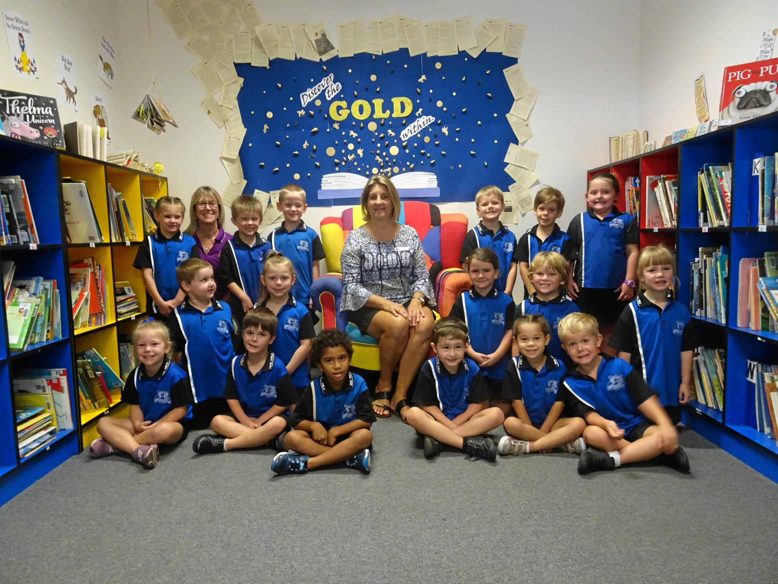 One Mile State School Prep -Back row L-R :  Jazmine Bartlett, Teacher Aid: Mrs Kellie Pilkington, Rylie Doyle, Seth Ditton, Archer Hamilton, Kynan Pelic, Sopie-Ann Cunningham.Middle row L-R:  Jacob Thomas,  Mia Waugh,  Teacher:  Mrs Joanne Widdop,  Mackenzie Dagan,  Wyatt Cadwallander,  Willow Parkyn.Front row L-R:  Alicia Collins, Kaydon Clayton,  Degure Gorogo,  Mason Downy,  Sienna Edwards,    Olly BrennocksAbsent :  Kiara Murray, Tarnaysha Cauchi. Picture: Troy Jegers