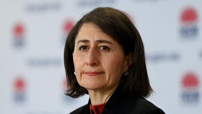 NSW Premier Gladys Berejiklian in Sydney on Monday. Picture: Bianca De Marchi