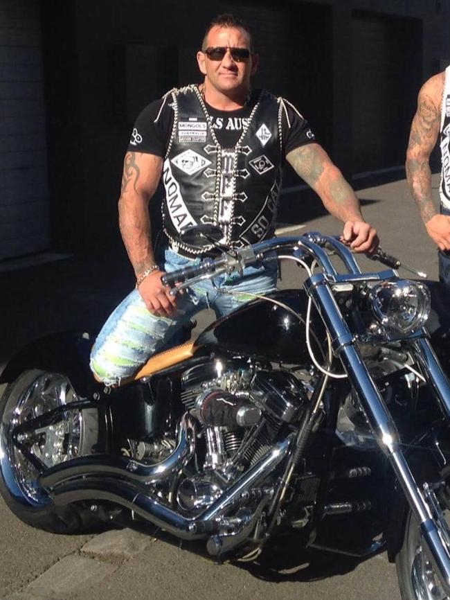 Mongol bikie Shane Bowden.