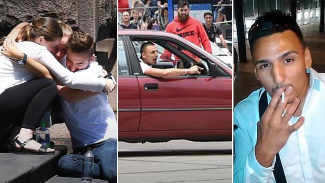 A child is among those killed after a car ploughed into crowds in Melbourne’s CBD with unconfirmed reports of a fourth death. Pictures: Herald Sun/supplied