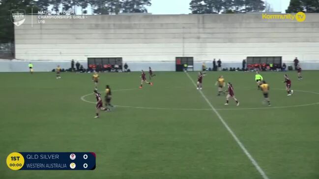 Replay: Queensland Silver v Western Australia (16A) - Football Australia Girls National Youth Championships Day 3