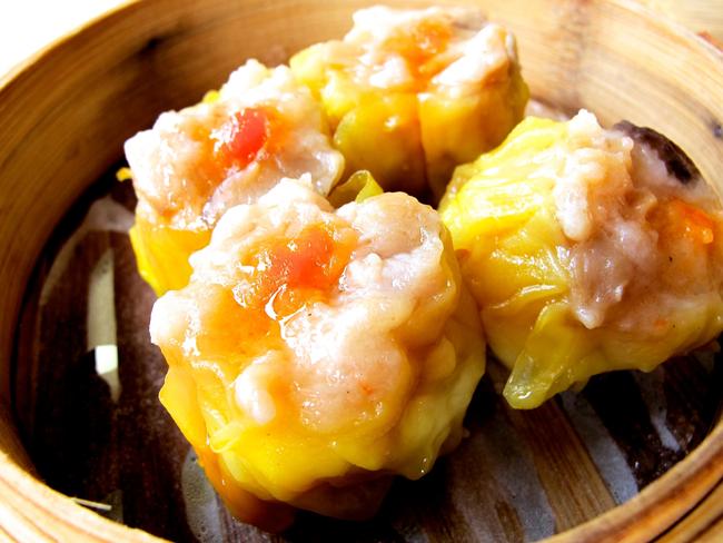 The chicken and prawn sui mai is one of the classics. Picture: Supplied