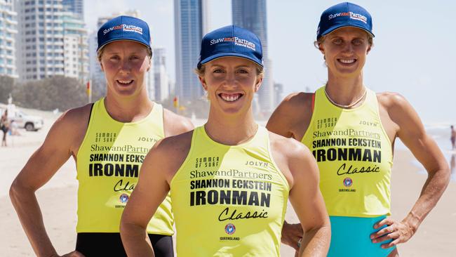 Top contenders Danielle McKenzie, Georgia Miller and Harriet Brown. Miller was the only one who made the podium in round one.