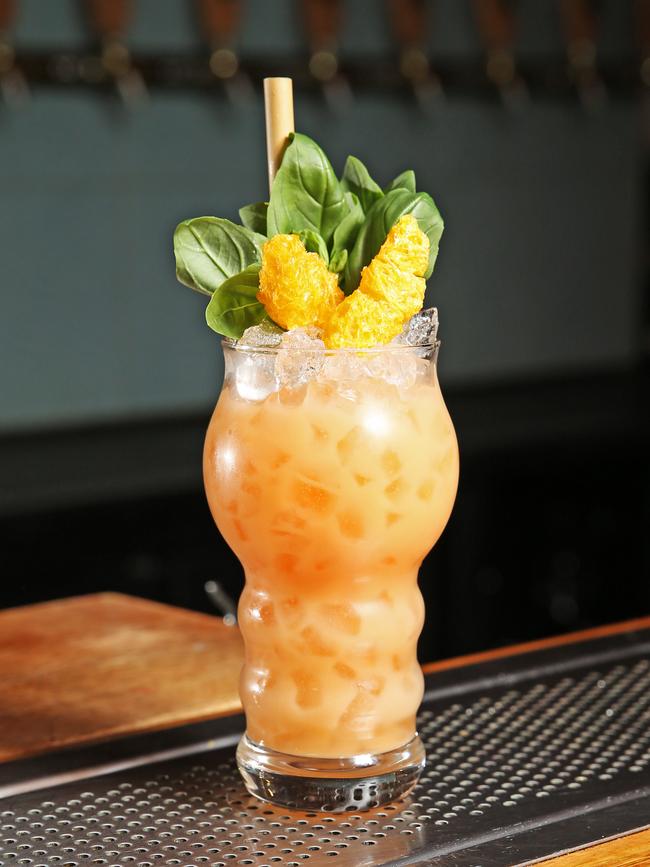 Ring in the new year with a summery cocktail from one of Hobart’s many waterfront bars. Picture: Zak Simmonds