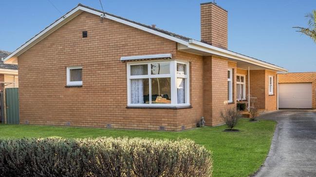 This three-bedroom house at 54 Davis St, in the Geelong suburb of Belmont, is priced at $630,000-$670,000.