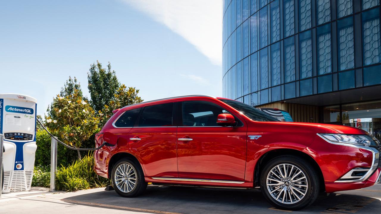 The Mitsubishi Outlander PHEV is a plug-in hybrid.