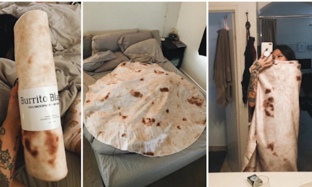 Taco bell burrito online blanket