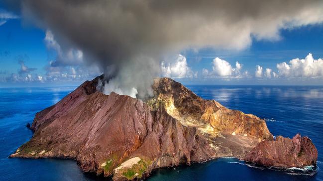 White Island Volcano in New Zealand.