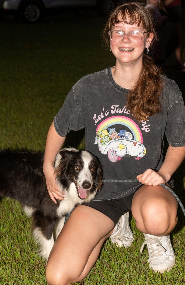 Willow and Marley Crompton at Habana Carols Under the Stars 2023. Saturday 23 December 2023 Picture:Michaela Harlow