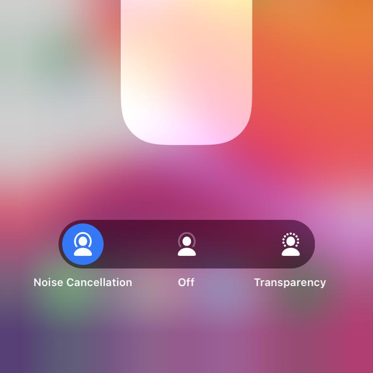 Noise cancellation and Transparency mode can be toggled on the earbuds and on your phone.