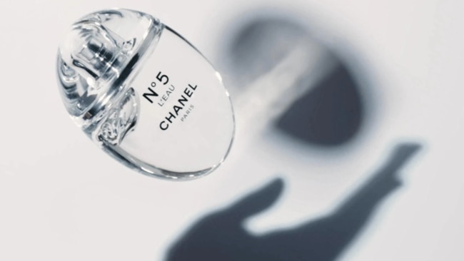 Chanel No.5 L'eau's new-look bottle. Image: Chanel