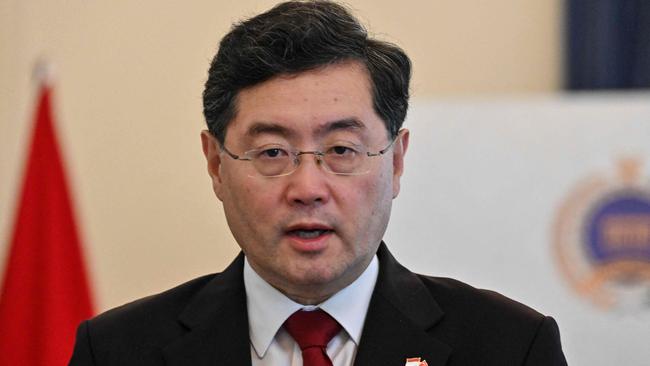 Foreign Minister Qin Gang’s disappearance is a bad look for the PRC. Picture: Adek Berry/Pool/AFP