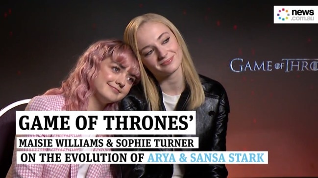 The evolution of Arya & Sansa Stark