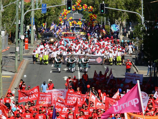 Labor Day march through Brisbane