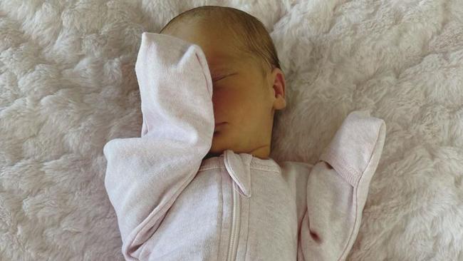 Rebel Wilson’s first child, Royce Lillian. Picture: Instagram