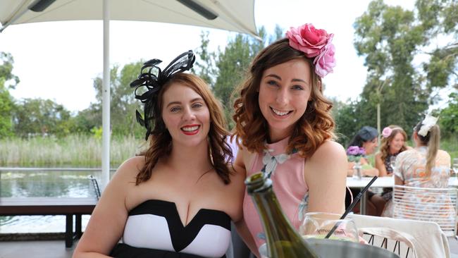 We spotted Amie Brown (pink flower) and Chantell Sheehan (in black and white) at their bottomless brunch and at the bar a little later on. It seems Penrith Panthers really delivered.