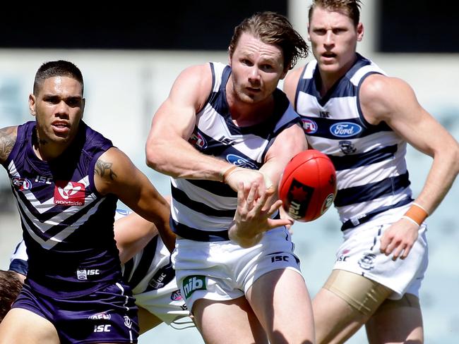 Patrick Dangerfield is one of the best clearance players in the games. Picture: Getty Images