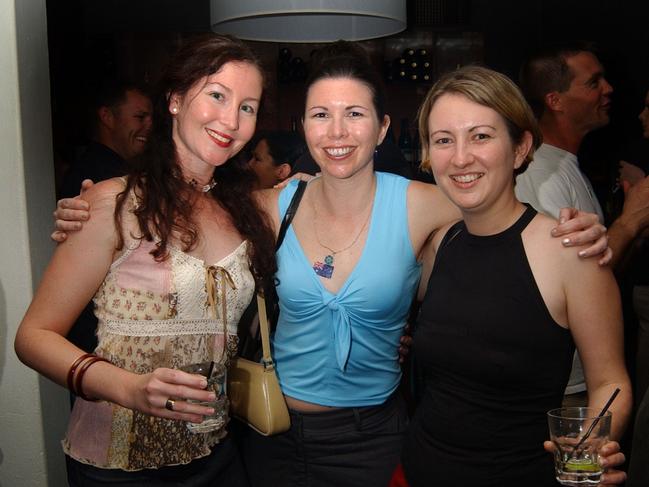 Camilla Stuart, Jo Adsett & Jane Scholes at The Embassy Pic Bryan Lynch AD106030