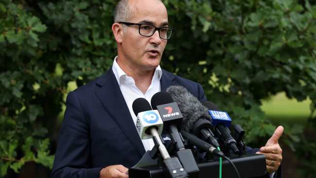 Victorian Deputy Premier James Merlino said hospitals will trigger their Code Brown response from midday on Tuesday. Picture: NCA NewsWire / Ian Currie