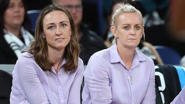 Firebirds coach Rebecca Bulley believes the club is building a strong squad for 2024 but cannot yet get on court with her group, who remain uncontracted due to the CPA standoff. Photo: Getty Images