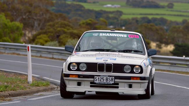 John Connolly’s BMW Rally car in action