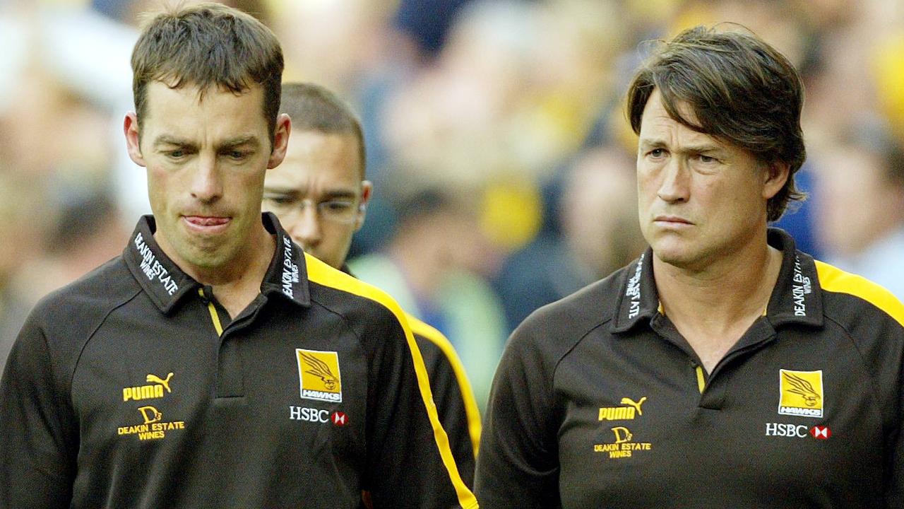 Alastair Clarkson and Todd Viney had a fruitful partnership at Hawthorn from 2005 to 2009.